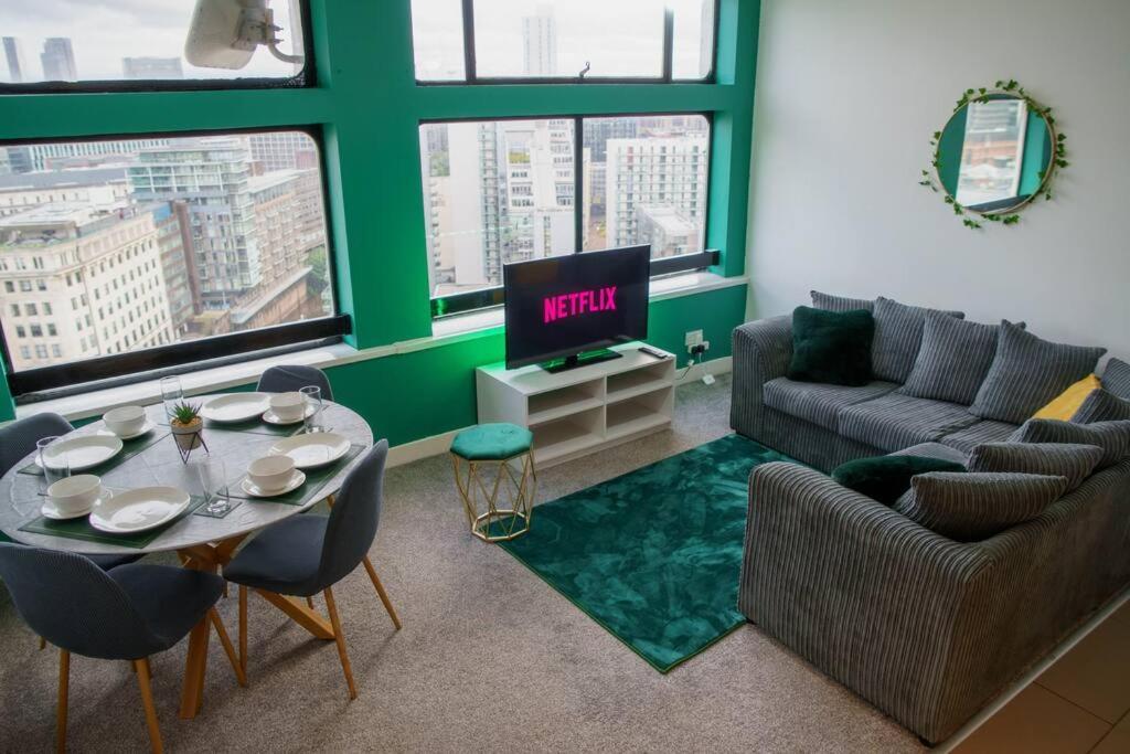 Manchester City Centre Apartment, Skyline View Ngoại thất bức ảnh